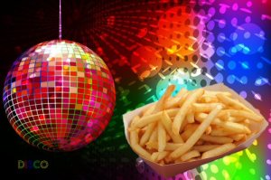 These are also disco fries, but not the ones you'll be making.