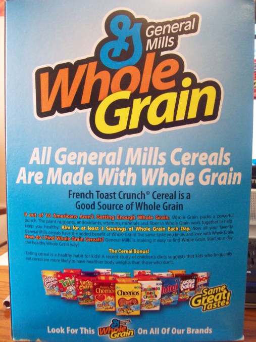 Original French Toast Crunch back circa 2005