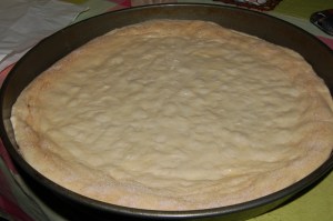 Before going into the oven