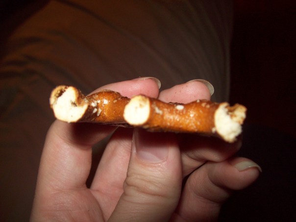 Not the best picture, but you can see some examples of the small hollow pockets.