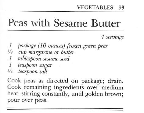 SesamePeasRecipe